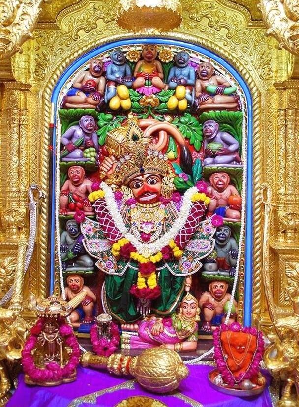 Hanuman Idol at Salangpur Temple