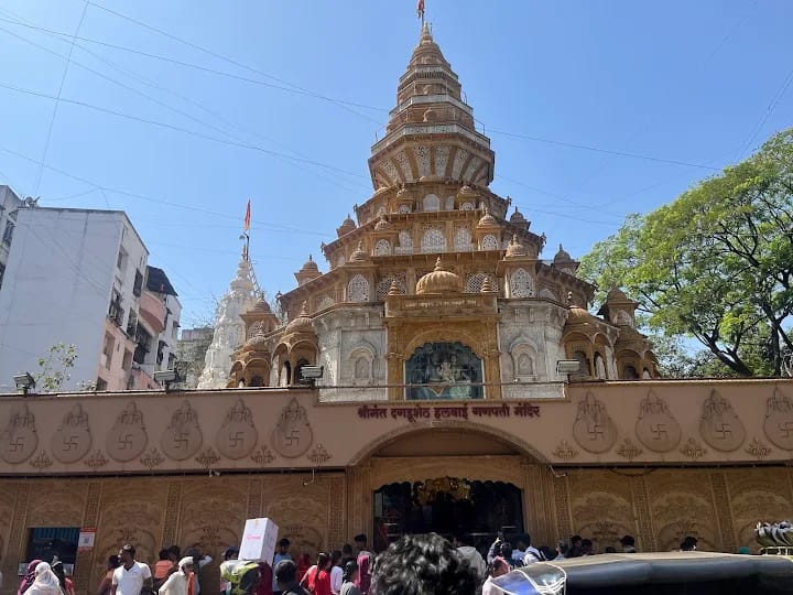 Lord Ganesha Idol at Dagdusheth Temple
