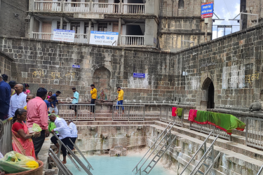 Devotees at Tulja Bhawani Temple